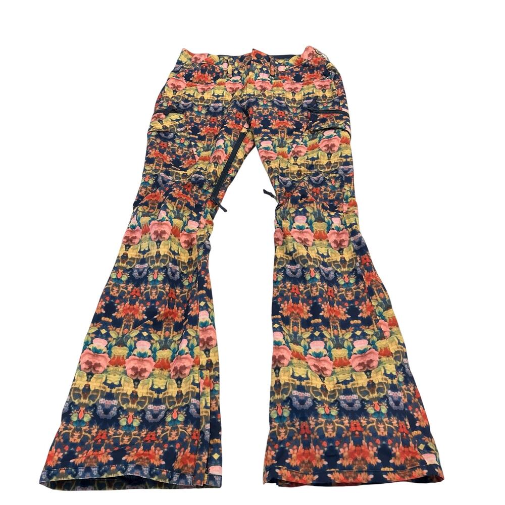 Burton Gloria Women Ski and Snowboard Pants Multicolor Floral Size XS